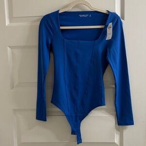 NWT Abercrombie & Fitch Royal Blue Bodysuit